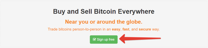 signup localbitcoins